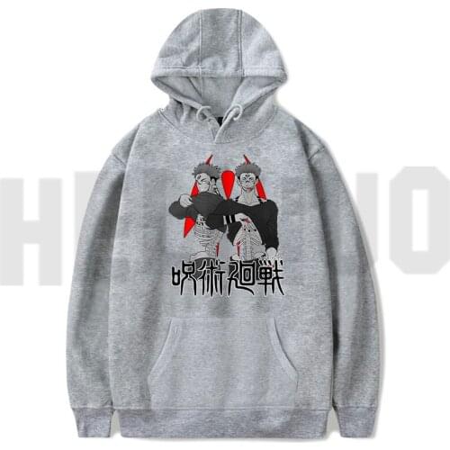 Jujutsu Kaisen Hoodies Hip Hop Oversized Hoodie Women Sudadera Hombre Anime Adults Sweatshirts Cloth Harajuku Teenager Girls