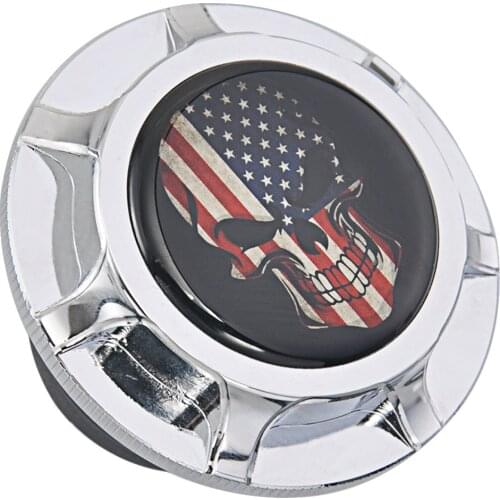 Fuel Gas Tank Cap Topper Adjustable Cover 3D Stereo Crystal PVC Drop For XL Dyna Softail Road King Freewheeler
