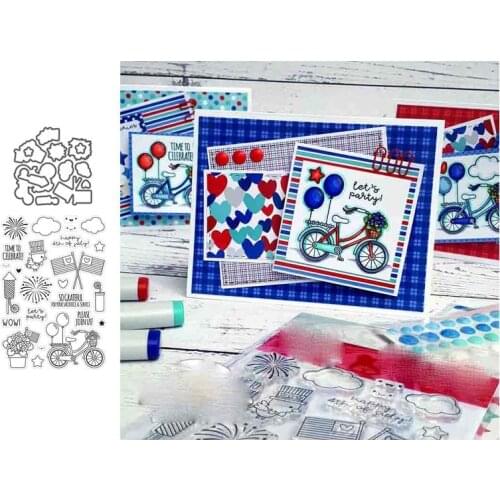 Bicycle Metal Cutting Dies for Scrapbooking Handmade Tools Mold Cut Stencil New 2021 DIY Card Make Mould Model Craft Decoration