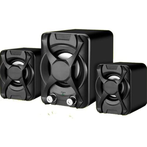 Mini Computer Speaker USB Wired Combination Speaker Colorful Bass Stereo Music Player Subwoofer Speaker for Desktop Laptop