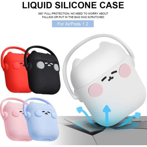 Cartoon Wireless Bluetooth Earphone Case For Apple AirPods 1 2 Silicone Charging Headphones Cases For Airpods Protective Cover