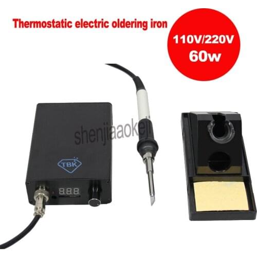 Constant Thermostatic electric oldering iron thermostat soldering station anti-static mobile phone computer repair welding 60w