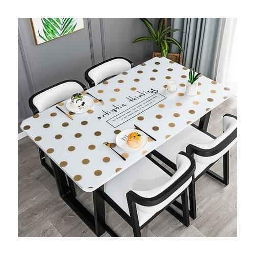 Rectangular Home Anti-scalding Modern Minimalist Nordic Plastic Coffee Table Mat Protect The Desktop Table Cover Free Shipping