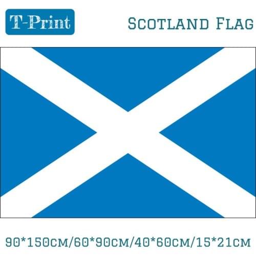 90*150cm/60*90cm/40*60cm/15*21cm Scotland Flag Banner Event Office Home decoration