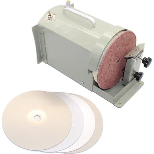 220V Electric Knife Sharpener Sewing Scissors Pedicure Knife Electric Hair Clipper Dedicated Grinder Polisher With Emery Disc