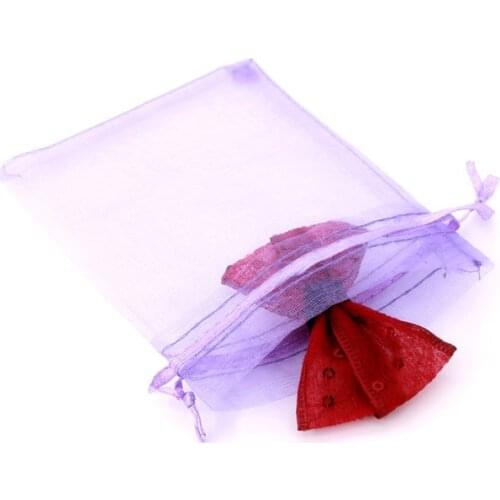 Organza Jewelry Packaging in Gift Bags & Wrapping Supplies 8*10CM 300pcs Jewelry Pouch Drawstring Christmas Wedding Candy Bags