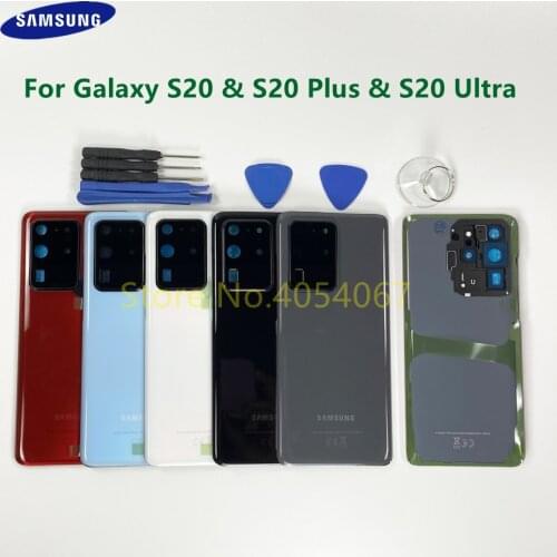 S20 Rear Glass Panel Battery Door Back Cover Housing Lid For Samsung Galaxy S20 S20 PLUS S20 Ultra Parts + Tools