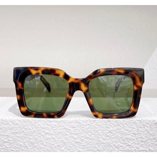 Square acetace frame women sunglasses 2021 fashion retro style grey lens lady eyewear