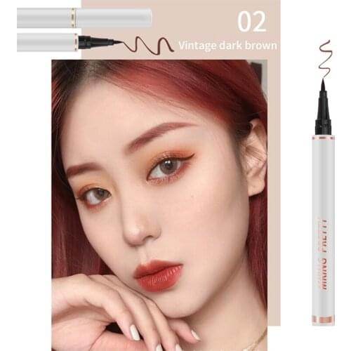 1Pcs Liquid Eyeliner Pen Quick-dry Waterproof Sweat-proof Long-lasting Non-smudge Smooth Eyeliner Beginner Eyes Makeup Cosmetic