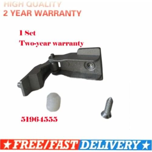 1 Set Car Chrome Metal Outer Door Handle Hinge Repair Kit OS / NS For FIAT 500 51964555