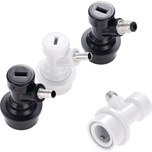 1Pc 1/4'' Homebrew Beer Lock Keg Disconnect Dispenser Liquid Gas Connectors Barbed/Threaded Mouth