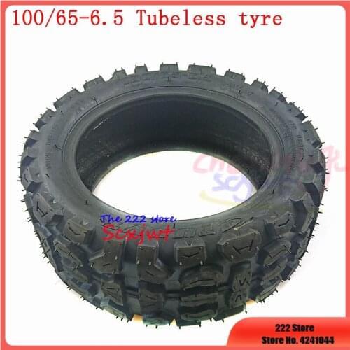 11Inch 100/65-6.5 Vacuum Tyre for Dualtron Electric Scooter Widen Off Road Wheel Tire ATV UTV Tricycle E-vehicle Conversion Part