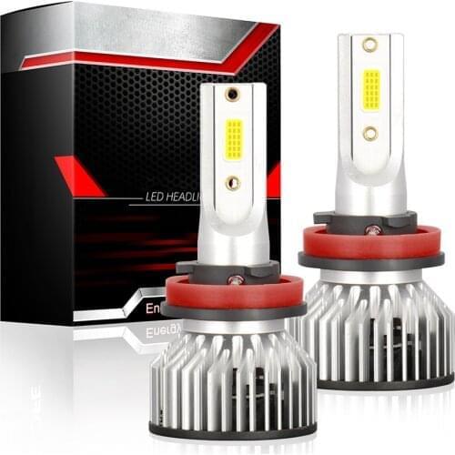 Headlight Yellow Light Fog Lamp H8/H9/H11 Headlamp LED Bulb 20W 3000k 4000LM 2Pcs Waterproof And Heat Proof Universal Car Bright