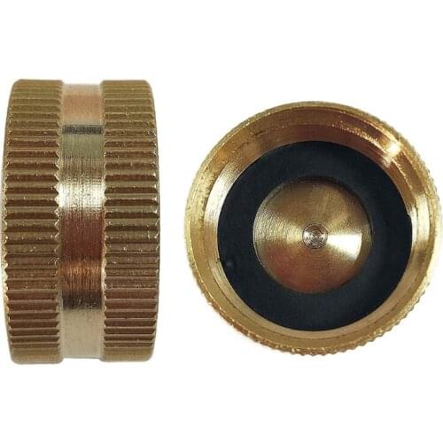 4Pcs Garden Hose 3/4" Female Threaded End Brass with Washer Connector Fitting for Fix Leaky Spigot Water Faucet Repair