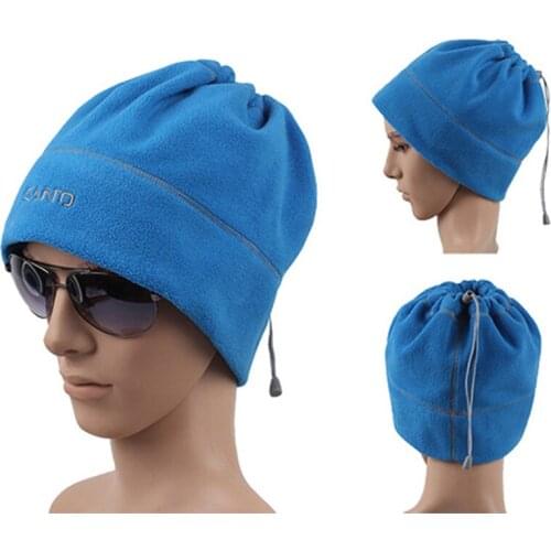 8 Color Casual Thermal Outdoor Winter Warm Beanie Skiing Snowboard Hunting Cycling Sports Fleece Headwear Hats Cap For Men Women