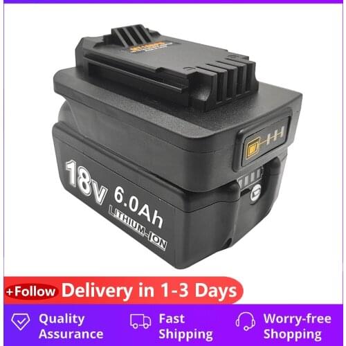 Battery Adapter for Makita 18V Lithium Battery Converted to PORTER CABLE Stanley 18V 20V Battery Converter