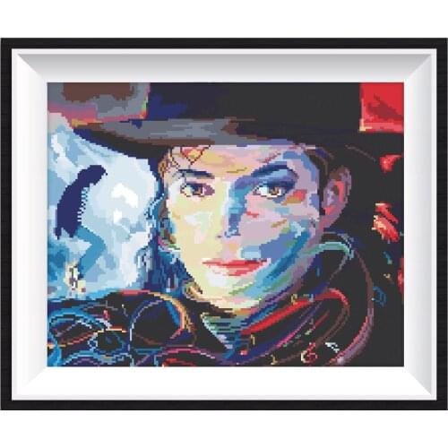 Diamond Painting Dance King Michael Jackson 5D Rhinestone Set DIY Full Round Some AB Drill Mosaic High-Quality Embroidery Kit