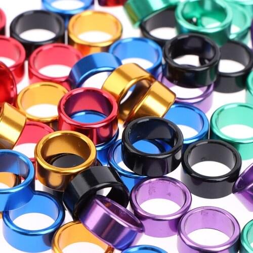 10 pcs Pigeon Foot Ring Inner diameter 10mm height 6mm Aluminum Foot tag ring