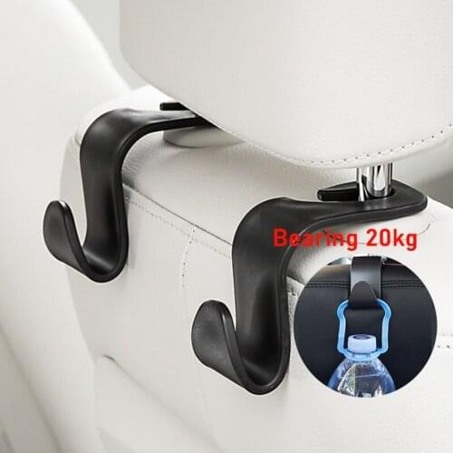 Car Seat Back Hook Universal Portable Car Accessories Interior Hanger Holder Storage for Car Bag Purse Cloth Decoration Dropship