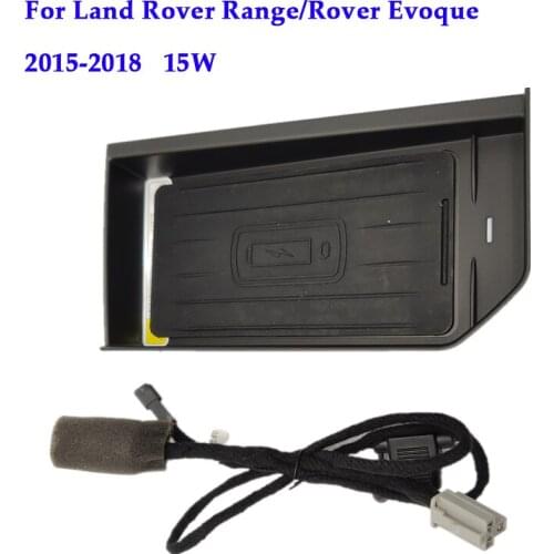 Wireless charger for Land Rover Range Rover Evoque Special QI phone fast charging panel Car Accessories 15w 2015-2018 iphone11