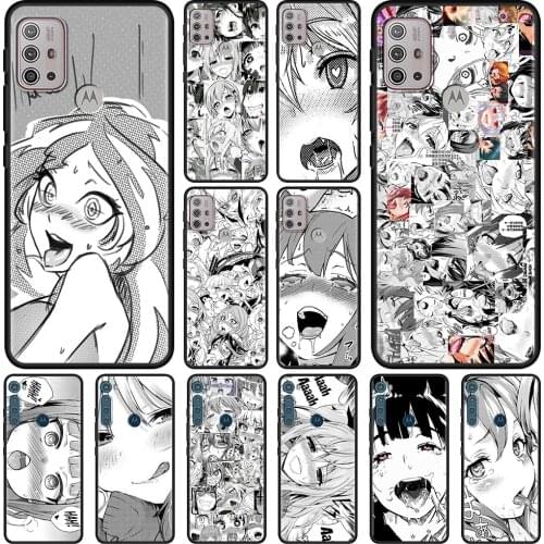 Anime Girl Cartoon Japan Cute Faces Case For Moto One Fusion Hyper Edge E6s Capa for Moto G30 G10 Power G9 Play G8 Lite G Stylus