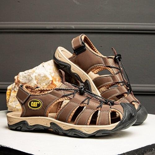 Designer sandals mens outdoor fashion gladiator boots outsole for slippers sandalia 2019 summer beach walking vietnam close toe