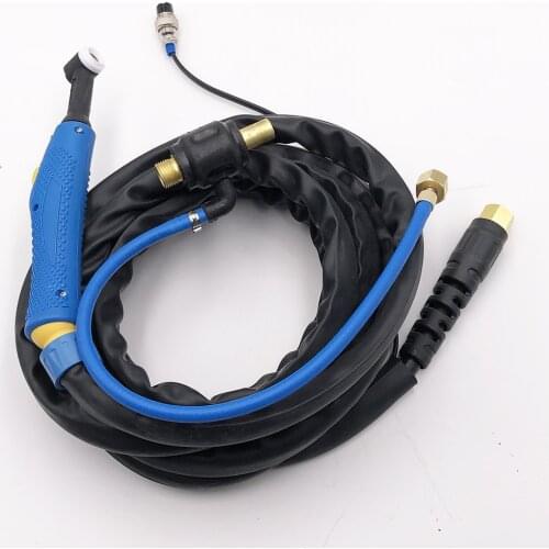DKJ35-50 Dinse Adaptor Quick Connector With Complete 4M Blue Head Body tig wp9 TIG-9 WP-9 WP9 TIG Welding Torch