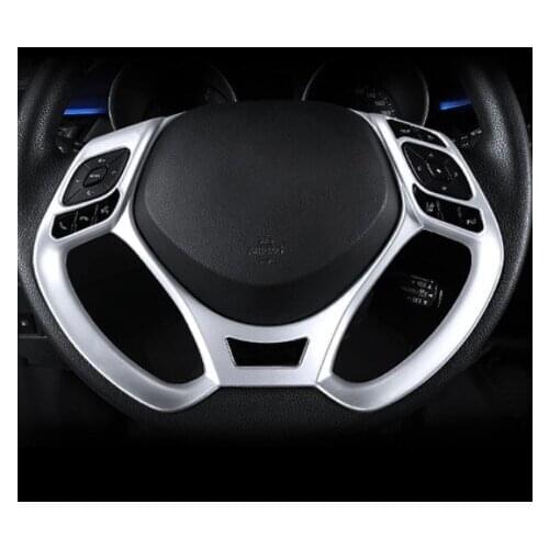 For Toyota C-HR CHR 2017 2018 chrom Steering Wheel Button panel frame Cover Trim Sticker Interior Mouldings Accessories