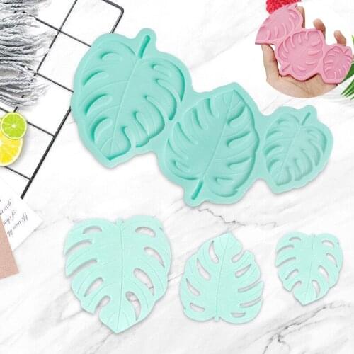 Palm Cake Mould Leave Fondant Tropical Tree Leaf Baking Mold Sugarcraft Silicone Silicone mold