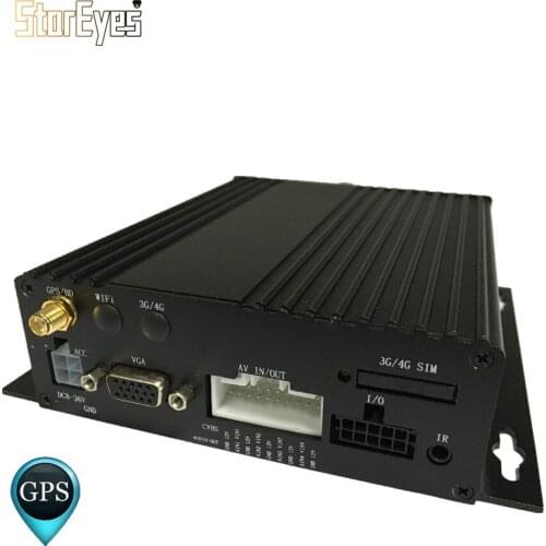H.264 AHD 1080P 4 channel Truck Bus Taxi Mobile DVR with GPS