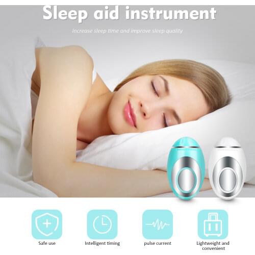Sleep Aid Instrument Microcurrent Pulse Stimulation Hypnosis Nsomnia Device Pressure Relief Sleep Treatment Health Care Tools