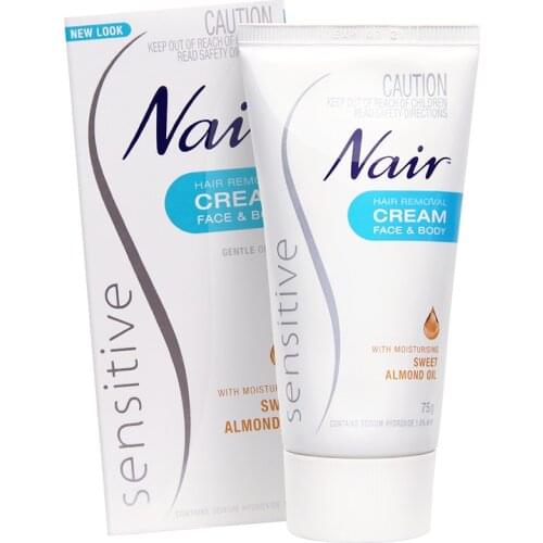 Australia Nair Sensitive Hair Removal Cream Gently & Quickly Remove Hair Around Sensitive Areas Cream For Hair Remover Treatment