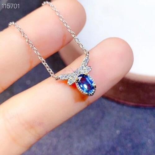 The Best Gift For your mother Topaz Necklace Pendant 925 sterling silver Fine jewelry Natural And Real Topaz Necklace