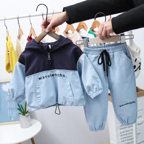 Menoea Baby Boys Girls Sport Casual Clothes Set Sweatshirt Pants 2Pcs Letter Pattern Costume Kids Teenage Childrens Tracksuit
