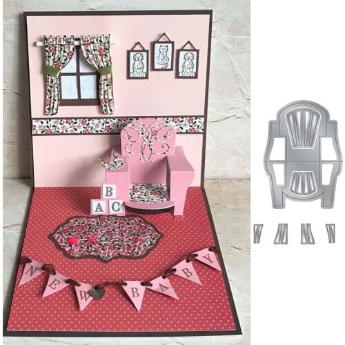 Chair Metal Cutting Dies For DIY Scrapbooking Embossing Paper Cards Making Decorative Crafts Template Supplies New 2019 Diecuts