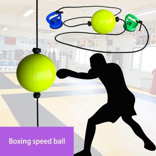 PU Boxing Ball Speed Ball Reaction Ball Sucker Suspension Indoor Fitness Exercise Speed Balls Muay Thai Punch Boxe Wholesale