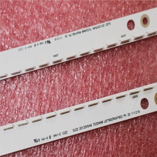 New LED backlight bar Material: Aluminum the price for 2 PCS 60LED 572mm Note：connector 10 Pin for 3D panel