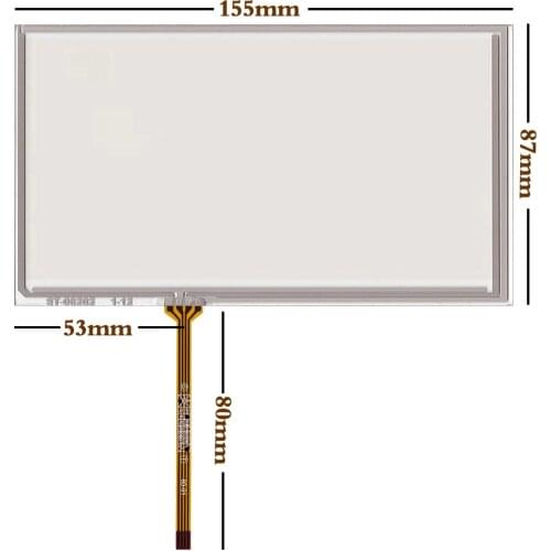 The new 6.2 inch touch screen HSD062IDW1 155*87 screen car DVD navigation general screen