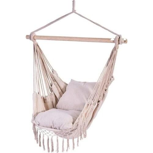 New Ins Simple Nordic Style Indoor Outdoor Leisure Adult Children Hanging Chair Tassel Hanging Chair
