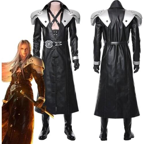 New Final Fantasy VII: Remake Sephiroth Cosplay Costume Adult Men Halloween Carnival Costumes Custom Made Version Two