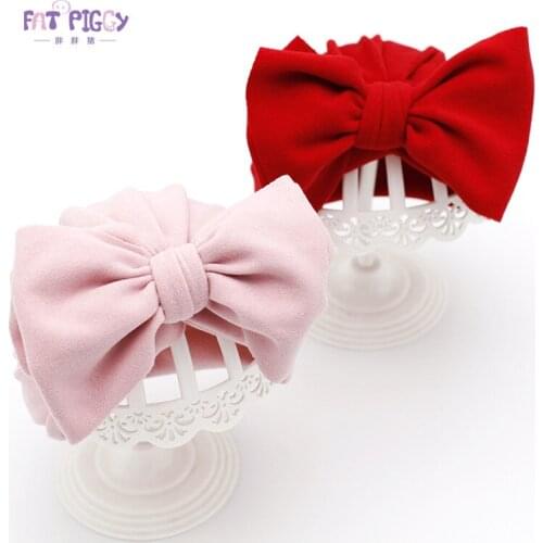 Autumn And Winter New Baby Hat Childrens Bow Lovely Newborn Fontanelle Cap Infantil Menino Bebe Garcon Bonnet Recien Nacido