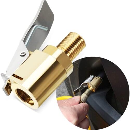 Car Tire Air Chuck Inflator Pump Valve Connector for Volkswagen VW Golf 4 6 7 GTI Tiguan Passat CC Jetta Polo Lavida