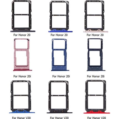 Replacement For Huawei Honor View 20 V20 Sim Card Tray Slot Holder Adapter Connector Spare Parts