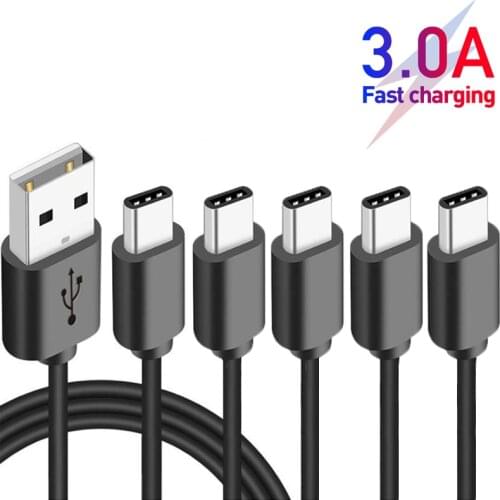 For OPPO Reno 6 5 4 Pro A54 A74 A94 A53 F19 Pro Find X3 X2 Pro 5G 5Pcs/lot Type C Phone Fast Charging USB C Charger Cable