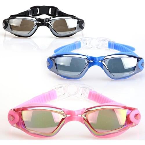 Boxed green swimming speed electroplating antifogging swimming goggles for men and women