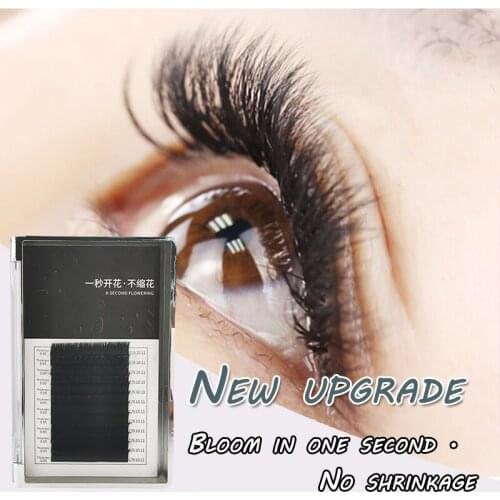 0.05 second blooming without shrinking, thick and automatic blooming, beautiful eyelash grafting, planting eyelashes