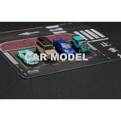 1:64 scale Toy Vehicles Parking lot shooting pad for car model sce Car Model Of Childrens Toy Car Original Authorized Kids Toys