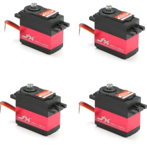 4PCS JX Servo PDI-6221MG 62g High Precision Metal Gear Digital Servo 20KG for RC TRAXXAS Baja Car Helicopter Airplane DIY Parts