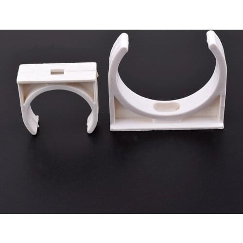 5 Pcs 20/25/32/40/50mm PVC Pipe Clamps Aquarium Fish Tank Fitting Agricultural Irrigation Garden Water Pipe Support