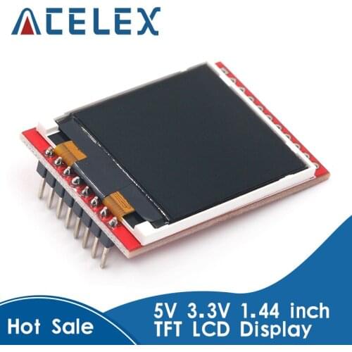 5V 3.3V 1.44 inch TFT LCD Display Module 128*128 Color Sreen SPI Compatible For Arduino mega2560 STM32 SCM 51